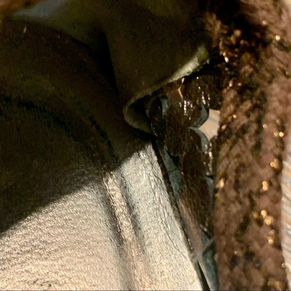 JIMMY CHOO Momo bronze leather ballet flats. Size 38.5. Made in Italy - Picture 6 of 8